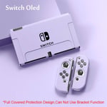 Purppura Logo-Candy Color Case Nintendo Switch Oled -pelikonsolille JoyCon Controller Shell Pehmeä TPU silikoninen suojakuori tarvikkeet