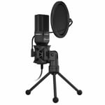 MIC-03 Marvo Scorpion Omnidirectional Streaming Gaming Microphone With Stand UK