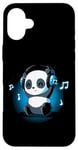 Coque pour iPhone 16 Plus Dj Panda Casque