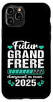 Coque pour iPhone 11 Pro Futur Grand Frère 2025 Annonce Naissance Grossesse Cadeau