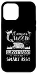 Coque pour iPhone 12 Pro Max Camping-car Queen Classy Sassy Smart Assy Fun Camping