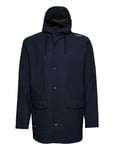 Erik M Dull Pu Jacket W-Pro 5000 Outerwear Rainwear Rain Coats Navy Weather Report