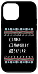 Coque pour iPhone 12 mini Gentile Coquine Noël Skylar Pull Moche