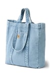 Wheat Sac de Courses Unisexe en Jean Denim Sac de Bain Noel Oeko-Tex Standard, 4030 Bleu Clair, Sac de Courses