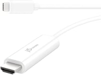 Usb C To Hdmi Adapter Cable - 5Ft 4K@60Hz Type C [Thunderbolt 3 Compatible] To Hdmi Cable Compatible For Macbook Pro, Macbook Air, Ipad Pro, Tablet, Pc, Laptop Computers (Jcc153)[YIN141600]