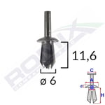 Feste klips sett ROMIX 20561 ALFA ROMEO, BMW, DACIA, FIAT, RENAULT