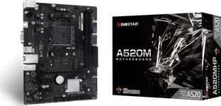 Biostar A520mhp, Amd, Sockel Am4, Amd Ryzen 3000-Serien, Amd Ryzen 4000-Serien, Amd Ryzen 5000-Serien, Sockel Am4, Ddr4-Sdram, 64 Gb