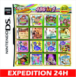 486 en 1 Cartouche de jeu DS Mario Multicart pour Nintendo DS NDSL NDSi 3DS 2DS