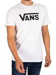 Vans Men's Classic Vans Drop V T-Shirt, White-black, XXL