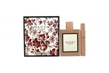 GUCCI BLOOM GIFT SET 100ML EDP +7.4ML EDP - WOMEN'S FOR HER. NEW. FREE SHIPPING