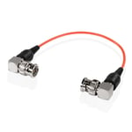 SHAPE skinny 90-degree BNC cable 6 inches red