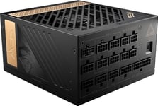 Msi Meg Ai1300p Pcie5, 1300 W, 100 - 240 V, 50/60 Hz, 10 A, 5 A, Aktiv