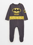 Batman Novelty Halloween Long Sleeve Sleepsuit Up to 3 mths Black To Mths