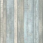 Papiers peints modernes pour salon cuisine et chambre d'ado | Papier peint imitation bois | Tapisserie multicolore effet planches de bois moderne