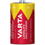 Varta LONGLIFE Max Power D Bli 2 Pile LR20 (D) alcaline(s) 16500 mAh 1.5 V 2