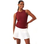 Björn Borg Ace Rib Tank Pocket, Padel- og tennissinglet dame Red Clay XS