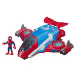 Playskool Heroes Marvel Spider-Man Jetquarters For Kids Ages 3 And Up