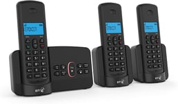 BT Home Phone with Nuisance Call Blocking and Answer Machine (Trio Handset Pack)