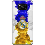 Xiaomi Poco X3 NFC Genomskinligt Skal Real Madrid Färger