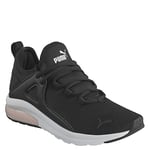 PUMA Women's Electron 2.0 Cross Trainer Sneaker, Mesh Puma Black-rosewater-puma White, 8 UK