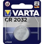 Pile bouton lithium 3V CR2032 - VARTA - 6032101401