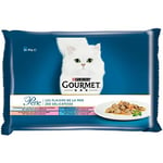 animaux Gourmet - Perle Les Plaisirs De La Mer 340G - Lot De 4 - Offre Special