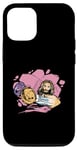 Coque pour iPhone 12/12 Pro Jésus Punching Cancer portant des gants de boxe, ruban chrétien