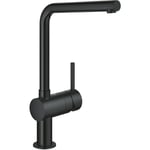 Grohe - Mitigeur évier cuisine Minta bec l Phantom Black 31375KF0