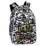 Coolpack F110679, Sac à dos scolaire JIMMY LED GAME OVER, Multicolor