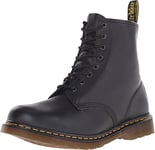 Dr. Martens Femme 1460 bovver boots, Noir Noir Cuir Nappa, 39 EU