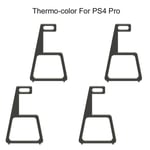 4pcs Thermo-color Holder Ps4 Slim Pro Console Horizontal Black 18mm