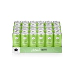 24 X Puhdistamo Natural Energy Drink 330 Ml Vihreä Omena