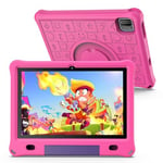 PRITOM Tablette Android 12 pour enfants, Grand Écran 10 Pouces IPS HD, 3GB+64GB, Logiciel Pré-Installé pour enfants Iwawa, Contrôle des Jeux Éducatifs, Tablette WiFi avec Étui de Sécurité pour enfants