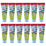 Bluey Strawberry Children Fluoride Toothpaste Oral Dental Care x12