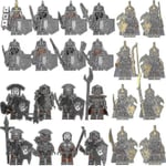 24 st Lord of the Rings Byggblock Minifigurer Leksaker