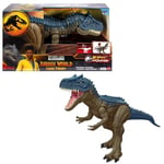 Mattel Jurassic World: Chaos Theory Netflix - Super Colossal Allosaurus Action Figure, Extra Large Dinosaur Can Swallow 20 Mini Figures, 38-inch Long XL Action Play Toy, Ages 4 Years & Up, HRX53