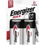 Energizer Max LR20 Pile LR20 (D) alcaline(s) 1.5 V 2 pc(s)