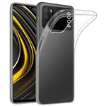 32nd Clear Gel Series - Transparent TPU Silicone Case Cover For Xiaomi Poco M3