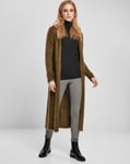 Urban Classics Ladies Hooded Feather Cardigan (Summer Olive, L) L Summer Olive