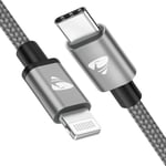 USB C to Lightning Cable, USB C iPhone Charger Cable MFi Certified Lightning to Type C Cable 2M PD Fast iPhone Charging Cord for iPhone 14 13 12 11 Pro Max X XR XS 8 Plus iPad AirPods