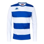 Kappa CASERNHOR LS Maillot de Football à Manches Longues Homme, White/Navy, FR : Taille Unique (Taille Fabricant : 12Y)