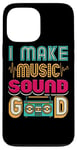 Coque pour iPhone 13 Pro Max I Make Music Sound Good Ingénieur audio Producteur de musique