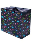 Puckator Rawr Dinosaur Zip Up Laundry Storage Bags - Washing Basket - Large Storage Bags - Laundry Basket - Room Accessories For Men - Laundry Storage - Big Bags - Clothes Bin - Laundry Bins