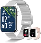 Montre Connectée Pour Femme,Homme,Appels Et Réponse/Whatsapp,1,85"",Montre Numérique De Sport,Chronomètre,Podomètre,19 Sports Android Ios Smart Watch Avec Sommeil/Moniteur De Fréquence