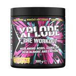 SCI-MX - X-PLODE Pre-Workout - 300g - Tropical Flavour - 250mg Caffeine, 6g Citrulline Malate, 3.2g Beta Alanine / serving - Suitable for Vegetarians + Vegans