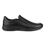 ECCO Irving Casual Herr Leather Black Svart 46