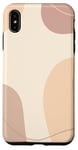 Coque pour iPhone XS Max Couleur neutre bohème marron clair et beige pastel, crème