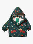 Little Green Radicals Kids' Rainy Waterproof Winter Coat, Green/Multi