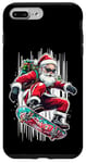 Coque pour iPhone 7 Plus/8 Plus Skater Père Noël Skateboard Skate Street Art Cool