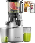 AMZCHEF Automatic Cold Press Juicer Machines 250W Liberate Your Hands -135MM and